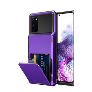 Vofolen for Galaxy S20 Case Wallet Credit Card Holder Purple